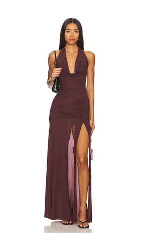 Jlo Mesh Halter Gown in . Size L, S, XL, XS - Indah - Modalova