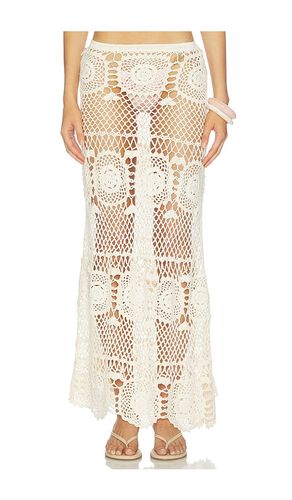 Allegra Solid Flower Maxi Skirt in . Size L. Also in M, S, XS - Indah - Modalova