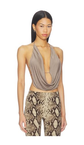 Calla Deep Cowl Halter Neck Top in . Size L. Also in M, S, XS - Indah - Modalova