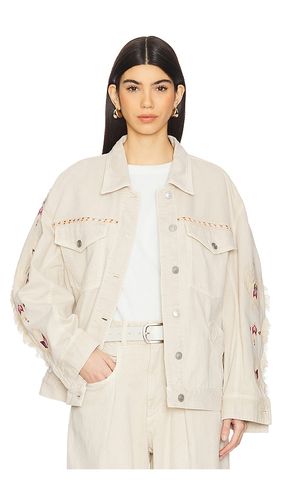 VESTE EN JEAN BRODÉ MANONA in . Size 36/4, 38/6, 40/8 - Isabel Marant Etoile - Modalova