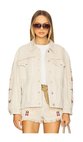 VESTE EN JEAN BRODÉ MANONA in . Size 40/8 - Isabel Marant Etoile - Modalova