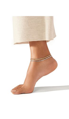 Double Amalfi Anklet in ,. Size L. Also in M - Jenny Bird - Modalova