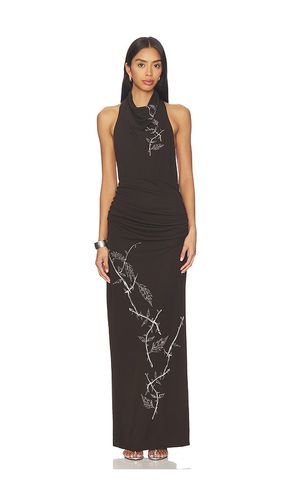 ROBE DE SOIRÉE DAHLIA RHINESTONE HALTER en . Taille S. Also en - Juliet Johnstone - Modalova