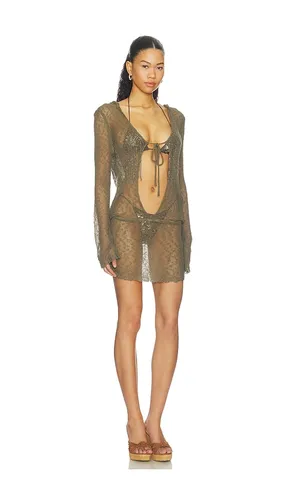 ROBE KNIT HOODED CUTOUT MINI en . Taille M. Also en S, XS - Jaded London - Modalova