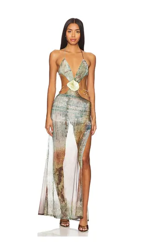 ROBE MAXI DOS NU ORNÉE DE COQUILLAGES VIDA en . Taille L. Also en M, S - Jaded London - Modalova