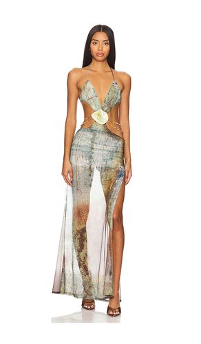 ROBE MAXI DOS NU ORNÉE DE COQUILLAGES VIDA en . Taille XS. Also en M, L - Jaded London - Modalova