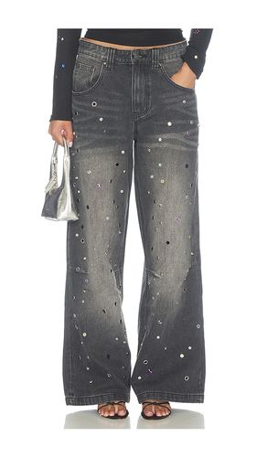 Rhinestone Studded Colossus Jeans in . Size 24. Also in 25, 26, 28, 30, 34 - Jaded London - Modalova