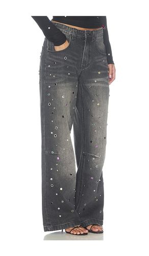 Rhinestone Studded Colossus Jeans en . Taille 24. Also en 25, 26, 28, 34 - Jaded London - Modalova
