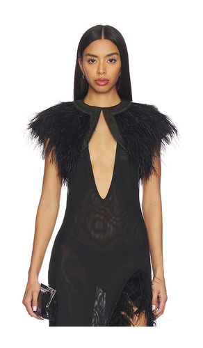 CACHE-ÉPAULES FEATHER WITH PU PLACKET en . Taille L. Also en - Jaded London - Modalova