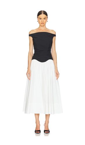 ROBE MIDI ÉPAULES DÉNUDÉES CERSEI in ,. Size 6, 8 - SIMKHAI - Modalova