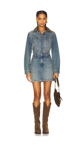 MINI-ROBE VESTE EN JEAN MAXELLA en . Taille 4. Also en 0, 2, 6 - SIMKHAI - Modalova