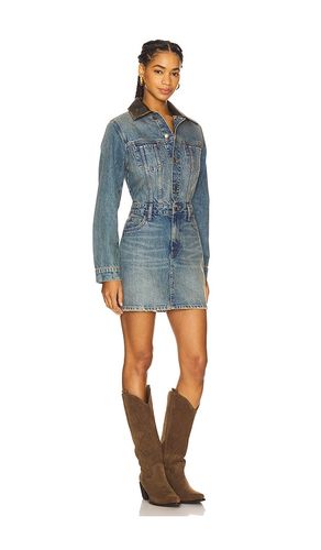 MINI-ROBE VESTE EN JEAN MAXELLA en . Taille 4. Also en 0, 2, 6 - SIMKHAI - Modalova