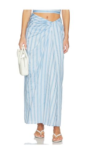 JUPE LIORRA YARN-DYE DRAPED MIDI en . Taille 12. Also en 2, 6, 8 - SIMKHAI - Modalova