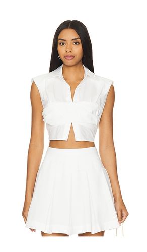 Emie Cropped Box Sleeve Top in . Size 10, 2, 4, 6, 8 - SIMKHAI - Modalova