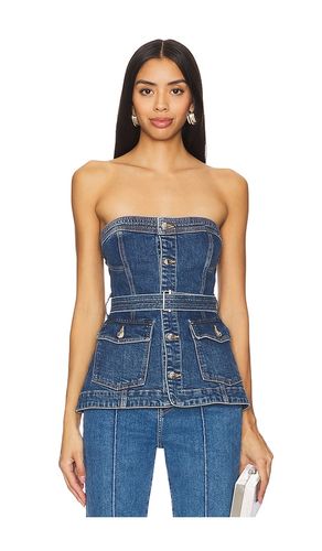 TOP BUSTIER AVEC CEINTURE CYAN in . Size 2 - SIMKHAI - Modalova