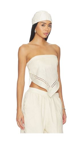 Lahni Linen Lace Top en . Taille L. Also en - SIMKHAI - Modalova
