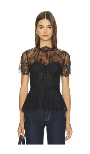 Kehlani Lingerie Lace Short Sleeve Bustier Top en . Taille 10. Also en 2, 4, 6, 8 - SIMKHAI - Modalova