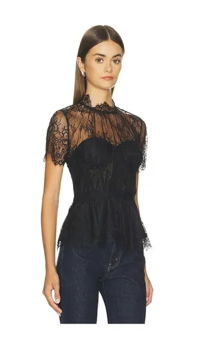 Kehlani Lingerie Lace Short Sleeve Bustier Top en . Taille 10. Also en 2, 4, 6, 8 - SIMKHAI - Modalova