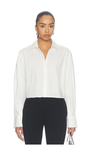 Renata Cropped Button Down Shirt en . Taille L. Also en M - SIMKHAI - Modalova