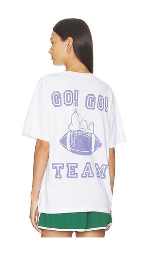 T-SHIRT SNOOPY GO GO TEAM V-NECK YOKE en . Taille L/XL. Also en S/M, XS/S - Junk Food - Modalova