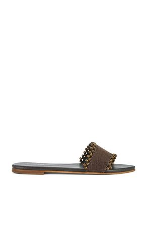 Cala Asymmetric Linen Slide in . Size 6, 7, 8, 9 - Kaanas - Modalova
