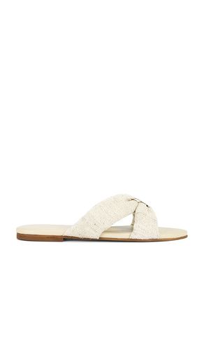 Banha Chunky Criss Cross Linen Sandal in . Size 11, 6, 7, 8, 9 - Kaanas - Modalova