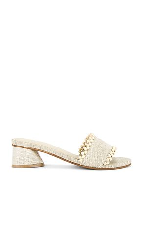 Cairo Asymmetric Linen Heel in . Size 6, 7, 8, 9 - Kaanas - Modalova
