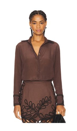 Morena Embroidered Blouse en . Taille M. Also en S, XS - Karina Grimaldi - Modalova