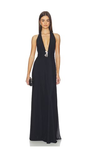 ROBE PLUNGE NECKLINE MESH HALTER en . Taille XS. Also en - Kate Barton - Modalova