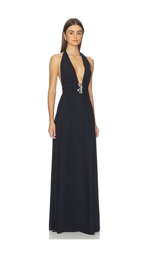 ROBE PLUNGE NECKLINE MESH HALTER en . Taille XS. Also en - Kate Barton - Modalova