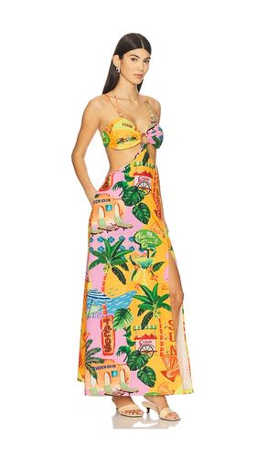 ROBE MAXI À DÉCOUPES ET PERLES BEADED CUT OUT MAXI DRESS en . Taille S. Also en XS, M, XL - Kulani Kinis - Modalova