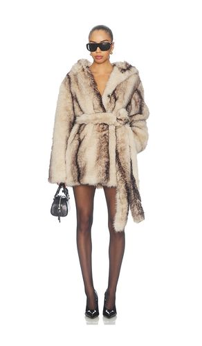 BLOUSON PAGE FAUX FUR HOODED ROBE en . Taille L. Also en M, S, XS - Kim Shui - Modalova