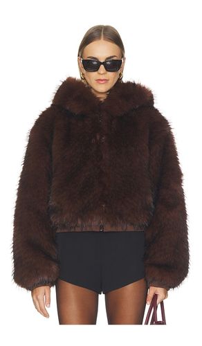 BLOUSON HOODED FAUX FUR en . Taille L. Also en M, S, XS - Kim Shui - Modalova