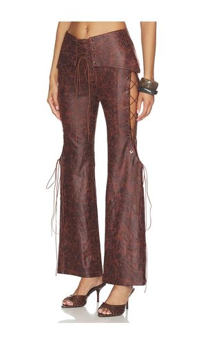PANTALON LACE UP en . Taille L. Also en M, S, XS - Kim Shui - Modalova