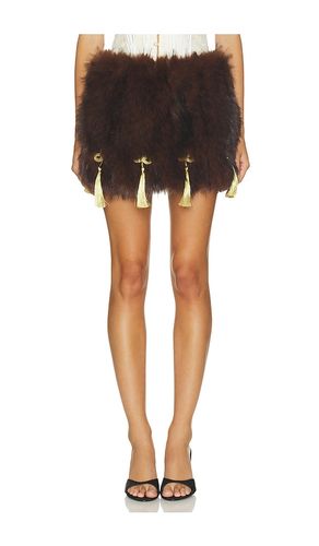 JUPE ELLE FAUX FUR MICRO MINI en . Taille L. Also en M, S, XS - Kim Shui - Modalova