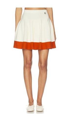 JUPE ÉVASÉE EN MAILLE VARSITY en . Taille S. Also en XS - Khalhon - Modalova