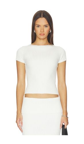 Jordin Short Sleeve Rib Top en . Taille L. Also en M, S, XL, XS, XXS - L'Academie - Modalova