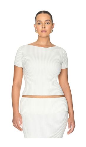 Jordin Short Sleeve Rib Top en . Taille L. Also en M, S, XL, XS, XXS - L'Academie - Modalova