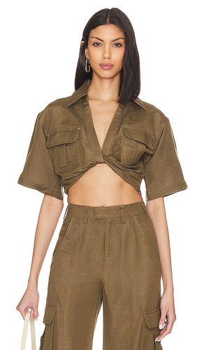 The Chrisa Crop Blouse in . Size M, S, XL, XS, XXS - L'Academie - Modalova