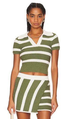 Drea Striped Knit Top in . Size XL - L'Academie - Modalova