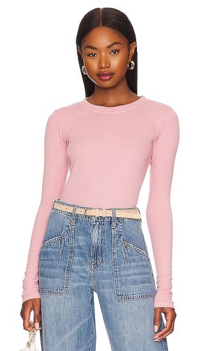 Long Sleeve Crew Neck Top en . Taille M. Also en S, XS - LA Made - Modalova