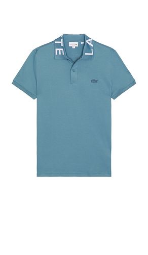 Slim Fit Jacquard Collar Stretch Polo en . Taille 3. Also en 4, 5, 6 - Lacoste - Modalova