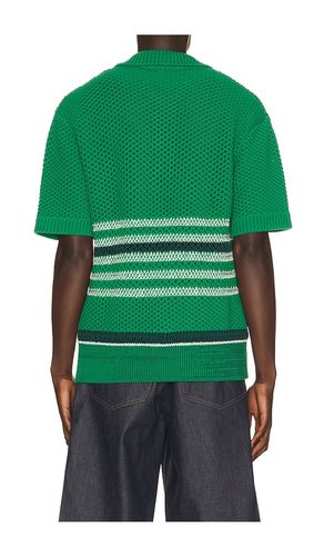 Runway Lacy Striped Polo Collar Sweater en . Taille M. Also en S - Lacoste - Modalova