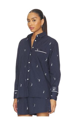 CHEMISE JACQUARD COUPE OVERSIZED en . Taille 36. Also en 38 - Lacoste - Modalova