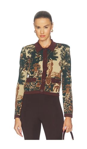 Osiris Jacquard Collared Cardi en . Taille L. Also en M, S, XS, XXS - L'AGENCE - Modalova