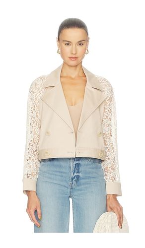 Novelle Lace Sleeve Trench en . Taille L. Also en M, S, XS - L'AGENCE - Modalova