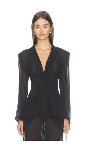 Rouvier Sheer Pleated Blazer en . Taille 0. Also en 10, 2, 4, 6, 8 - L'AGENCE - Modalova