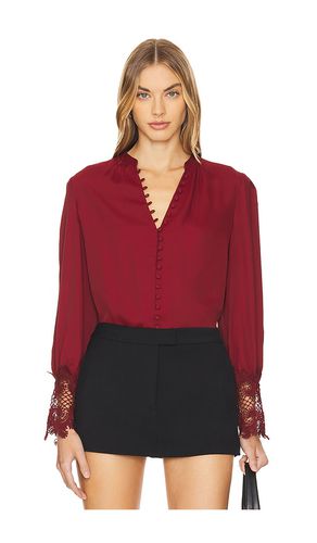 Ava Lace Cuff Blouse in . Size XL, XS - L'AGENCE - Modalova