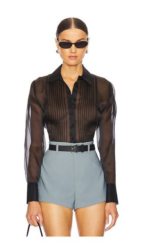 Divya Pintuck Tux Shirt in . Size M, S, XL, XS - L'AGENCE - Modalova