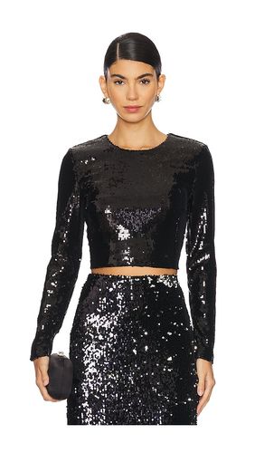 Rogan Crop Sequin Long Sleeve Top in . Size S. Also in XXS - L'AGENCE - Modalova
